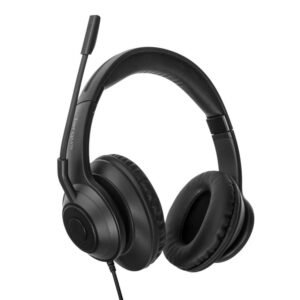 TARGUS Auriculares Estéreo USB-A con Micrófono de Cancelación de Ruido y Controles en Línea