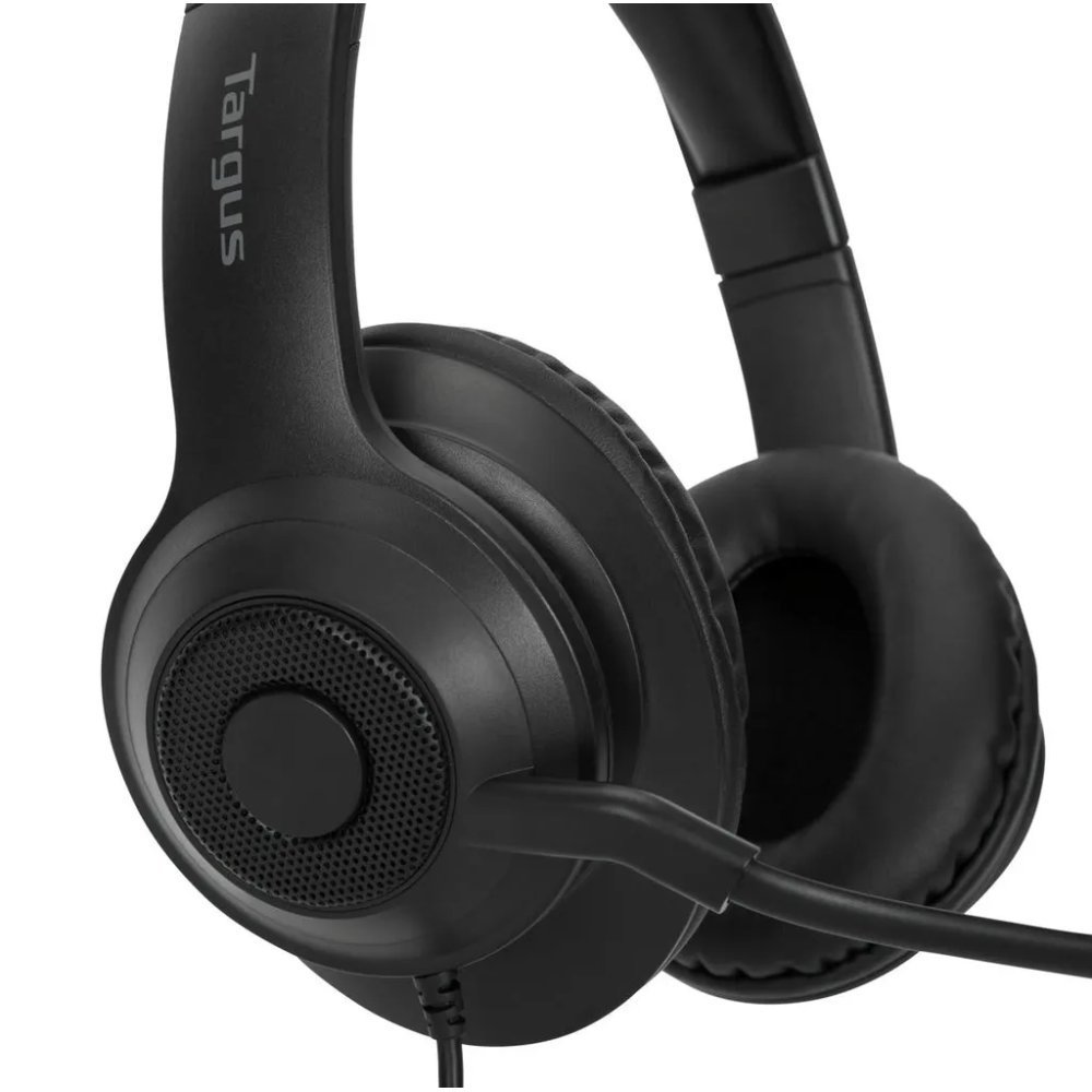 TARGUS Auriculares Estéreo USB-A con Micrófono de Cancelación de Ruido y Controles en Línea - Imagen 3
