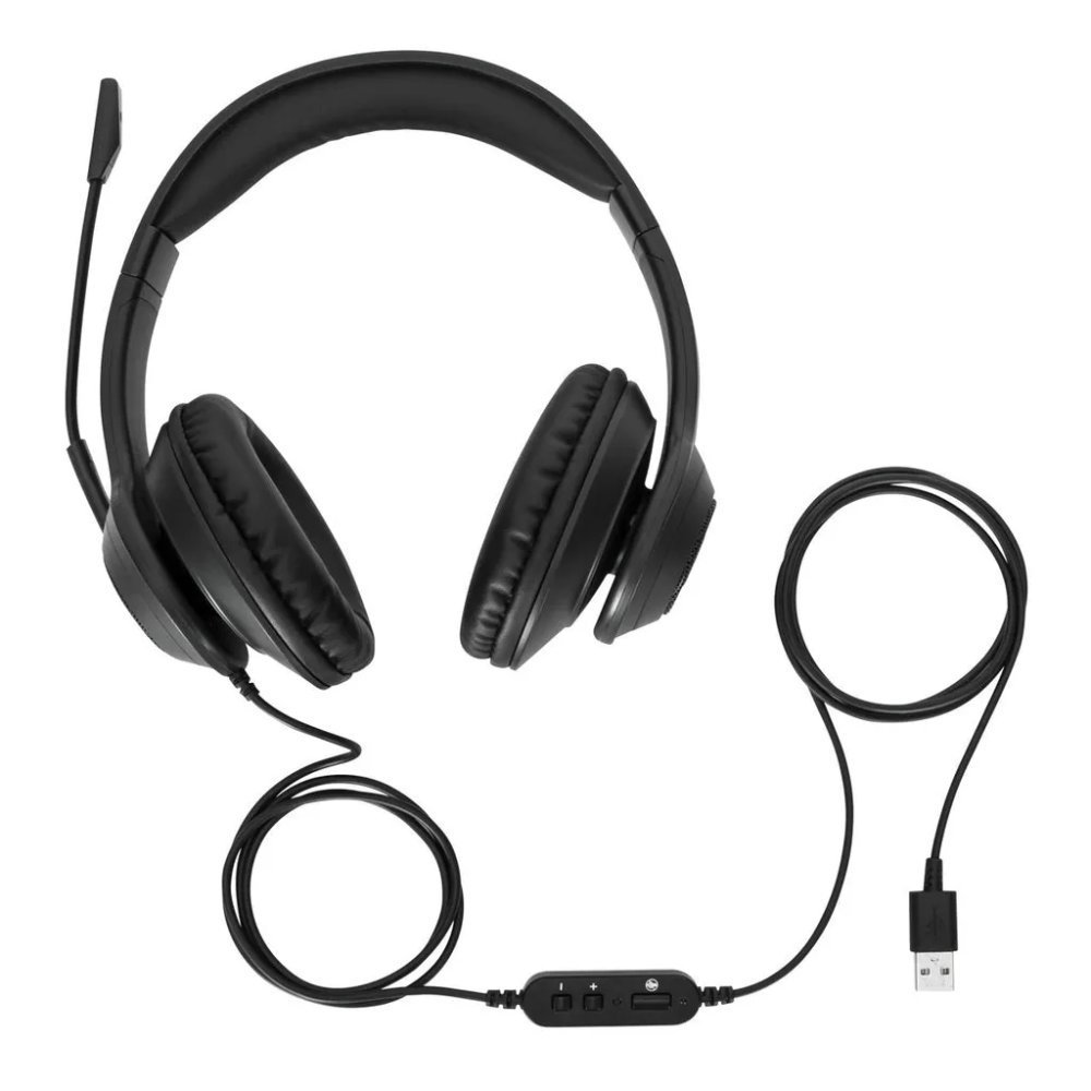 TARGUS Auriculares Estéreo USB-A con Micrófono de Cancelación de Ruido y Controles en Línea - Imagen 6