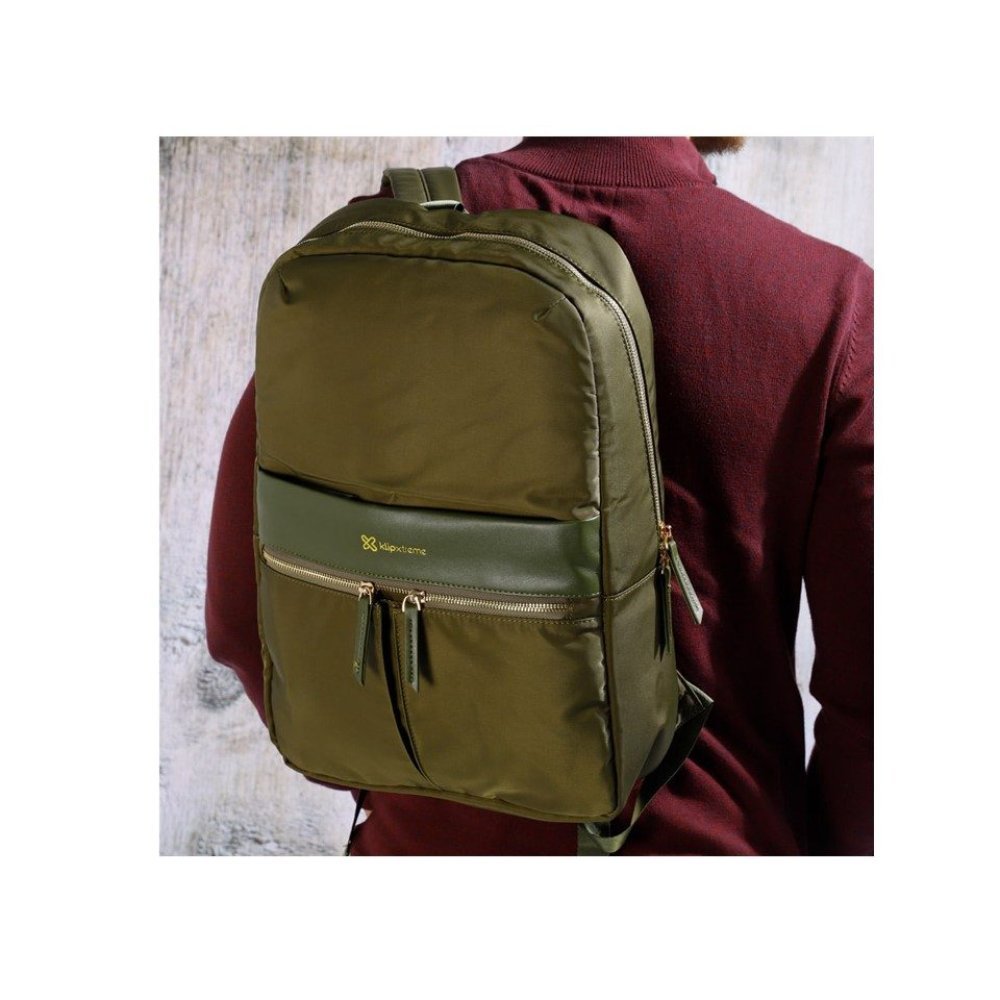 Klip Xtreme - Notebook carrying backpack - 15.6" - 1200D Nylon - Green - Imagen 3