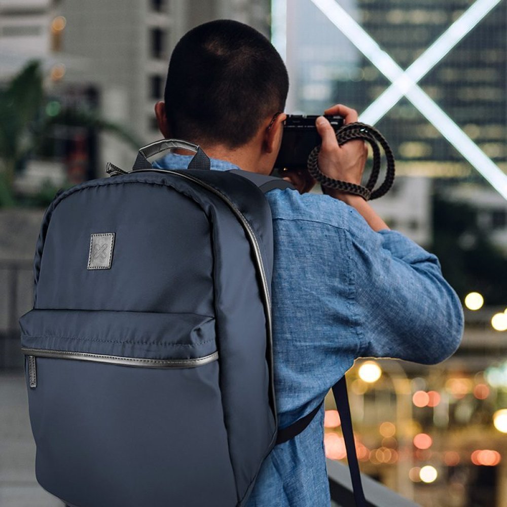 Klip Xtreme - Notebook carrying backpack - 15.6" - 210D polyester - Blue - Imagen 4