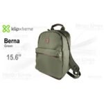 Klip Xtreme - Notebook carrying backpack - 15.6" - 210D polyester - Green