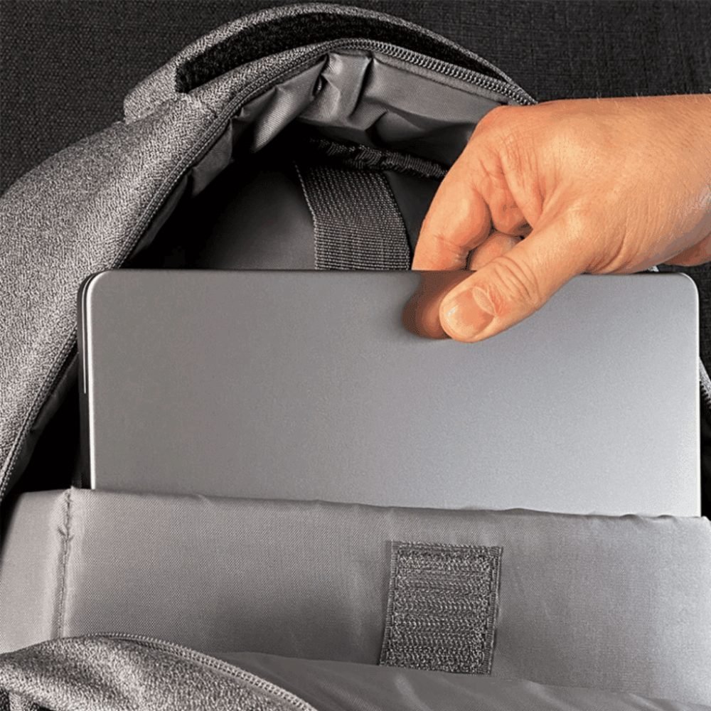 Klip Xtreme - Notebook carrying backpack - 15.6" - Polyester - Gray - KNB-577GR - Imagen 2