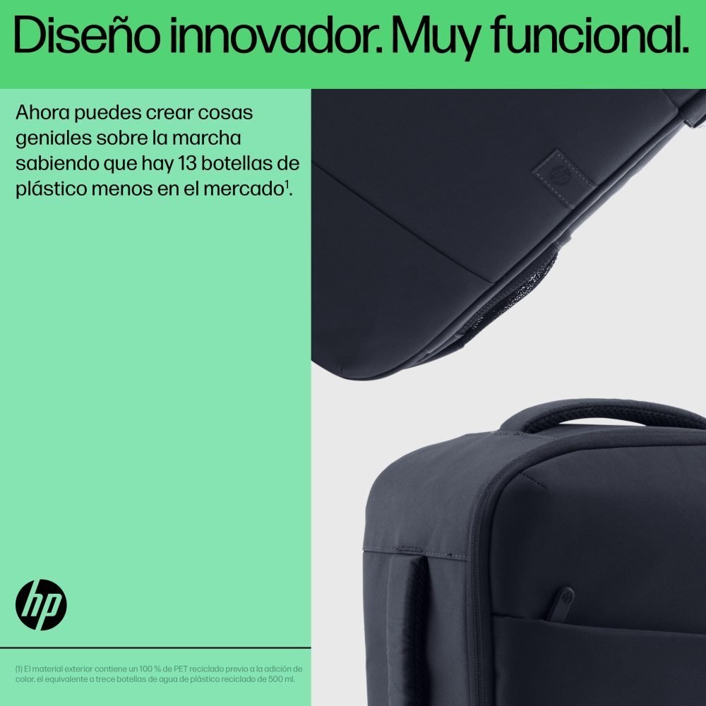 HP - Edición Creator - mochila para transporte de portátil - 16.1" - azul marino oscuro - para OMEN Transcend by HP Laptop 16; Victus by HP Laptop 15; Laptop 15; Pavilion x360 Laptop