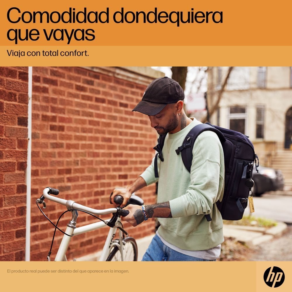 HP Travel - Mochila para transporte de portátil - hasta 15,6" - hierro forjado - para Victus by HP Laptop 15; Laptop 15, 15s; Pavilion x360 Laptop; Pro x360 - Imagen 7