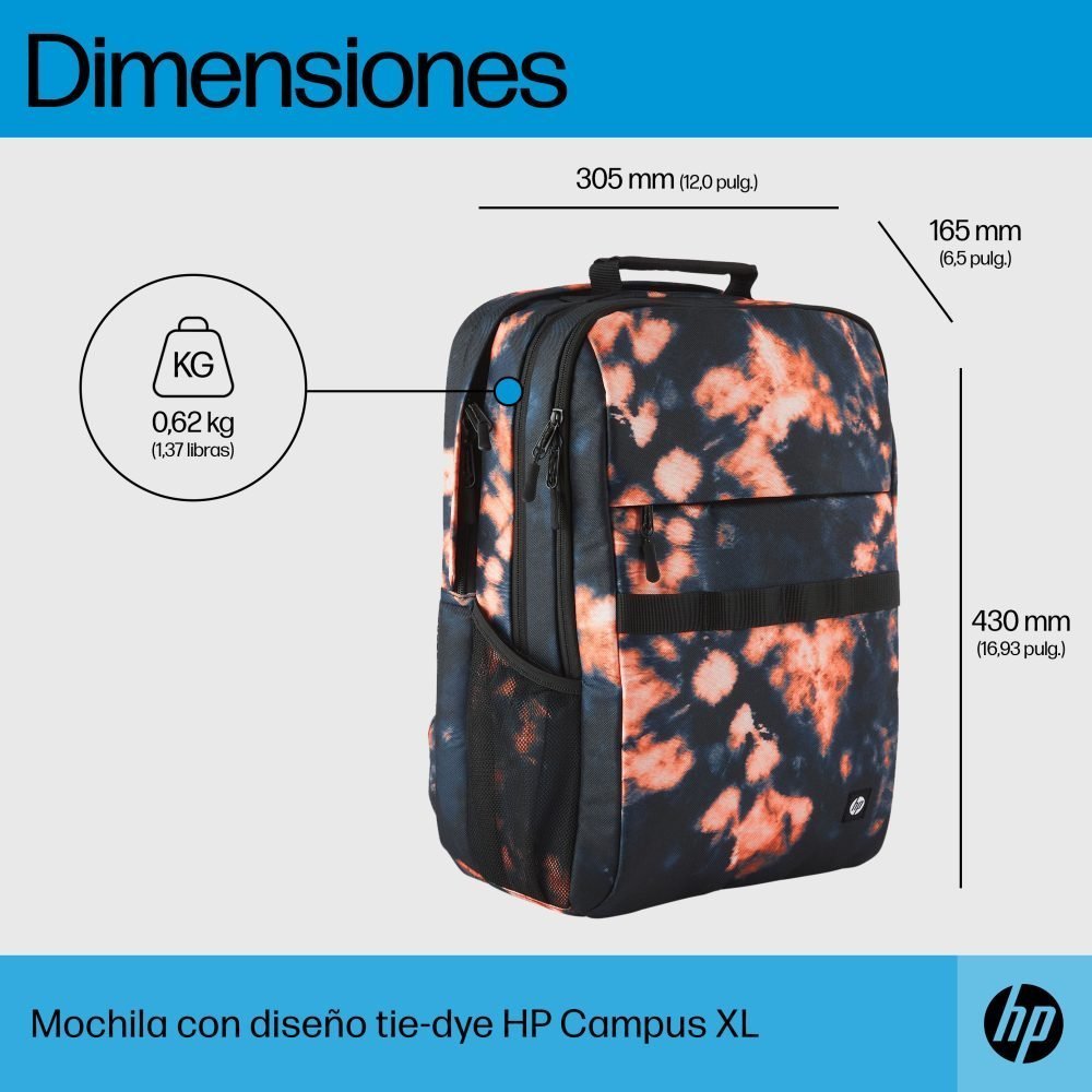 HP - Carrying backpack - Campus TDY XL BPk - Imagen 3