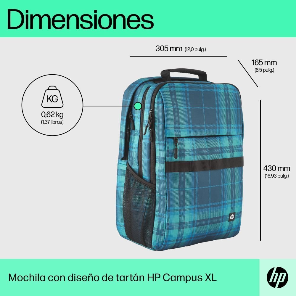 HP - Carrying backpack - Campus TPL XL BPk - Imagen 5