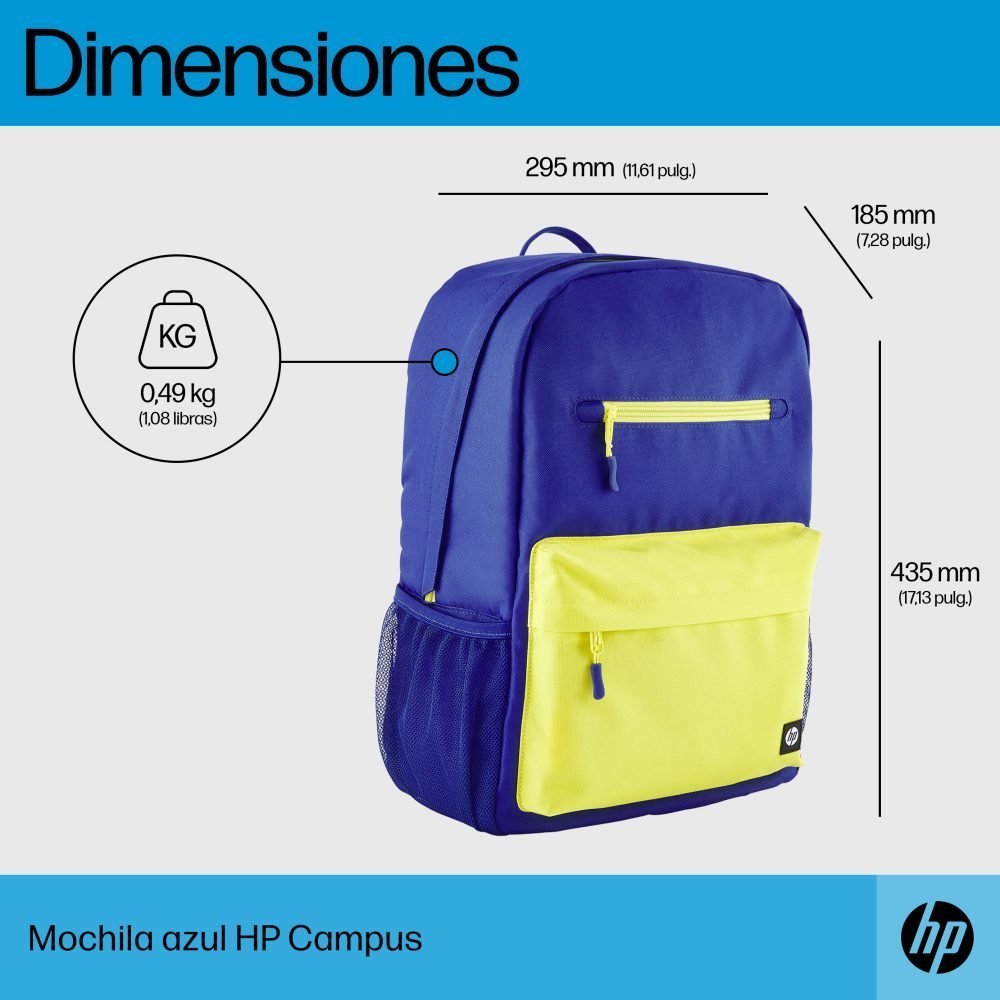 HP - Carrying backpack - Campus BLU BPk - Imagen 8