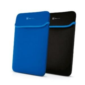 Klip Xtreme - Notebook sleeve - 14.1 in - Black blue - neoprene reversable