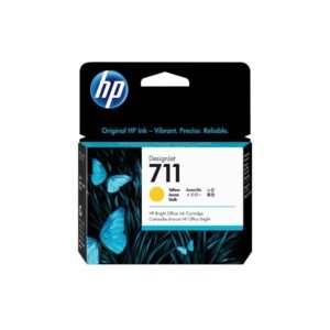HP 711 - 29 ml - amarillo - original - DesignJet - cartucho de tinta - para DesignJet T100, T120, T120 ePrinter, T125, T130, T520, T520 ePrinter, T525, T530