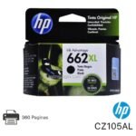 HP 662XL - Alto rendimiento - negro - original - Ink Advantage - cartucho de tinta - para Deskjet 1516, Ink Advantage 15XX, Ink Advantage 35XX, Ink Advantage 4645