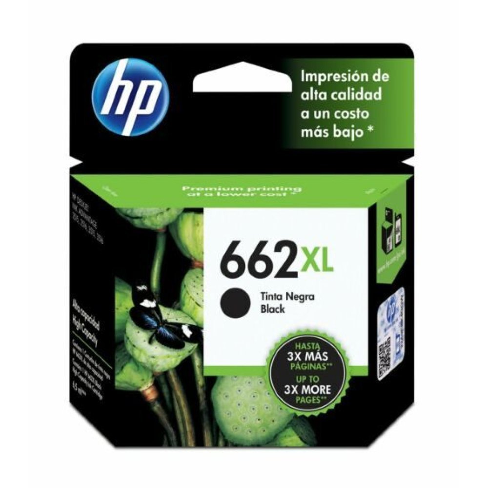 HP 662XL - Alto rendimiento - negro - original - Ink Advantage - cartucho de tinta - para Deskjet 1516, Ink Advantage 15XX, Ink Advantage 35XX, Ink Advantage 4645 - Imagen 4