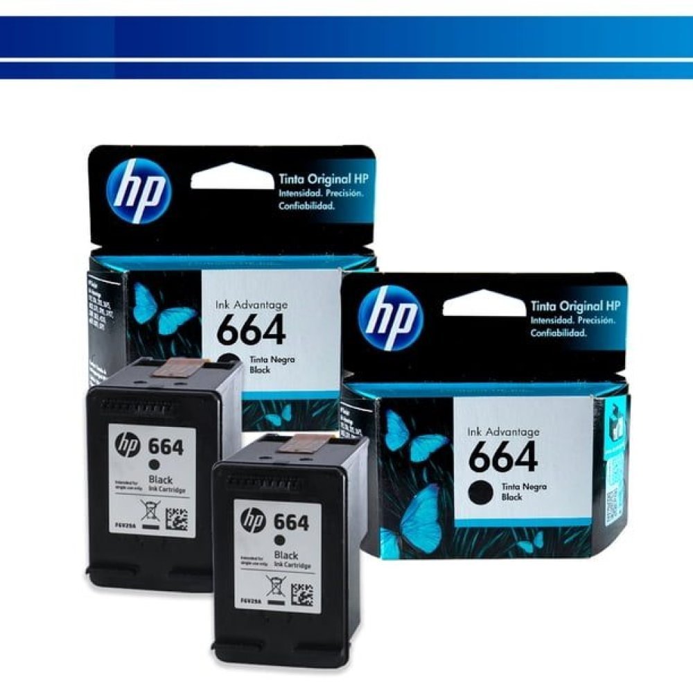 HP - Ink cartridge - Black 664 - Imagen 2
