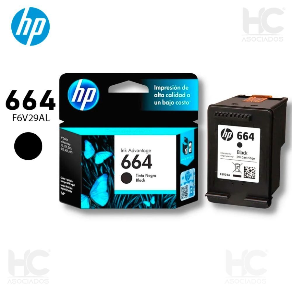 HP - Ink cartridge - Black 664 - Imagen 3