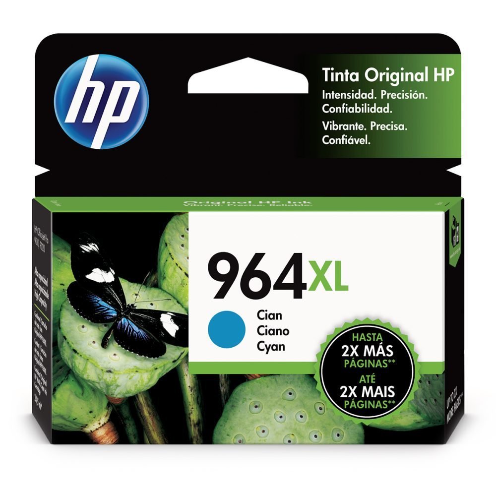 HP - 964XL - Ink cartridge - Cyan - Imagen 2
