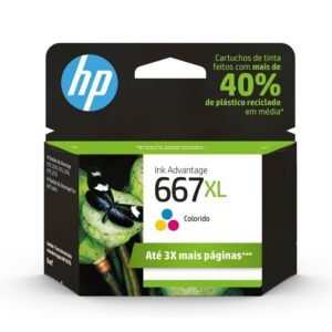 HP - 667XL - Ink cartridge - Tricolor - 3YM80AL