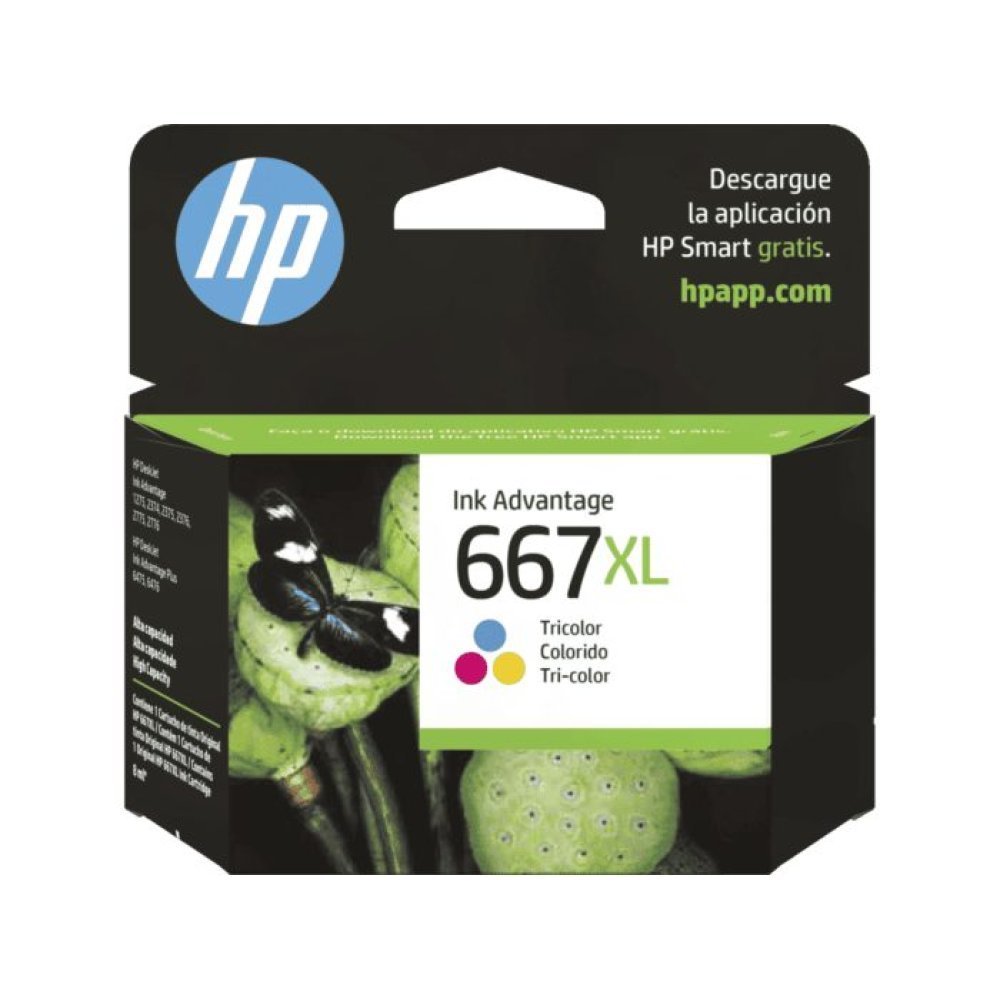 HP - 667XL - Ink cartridge - Tricolor - 3YM80AL - Imagen 3