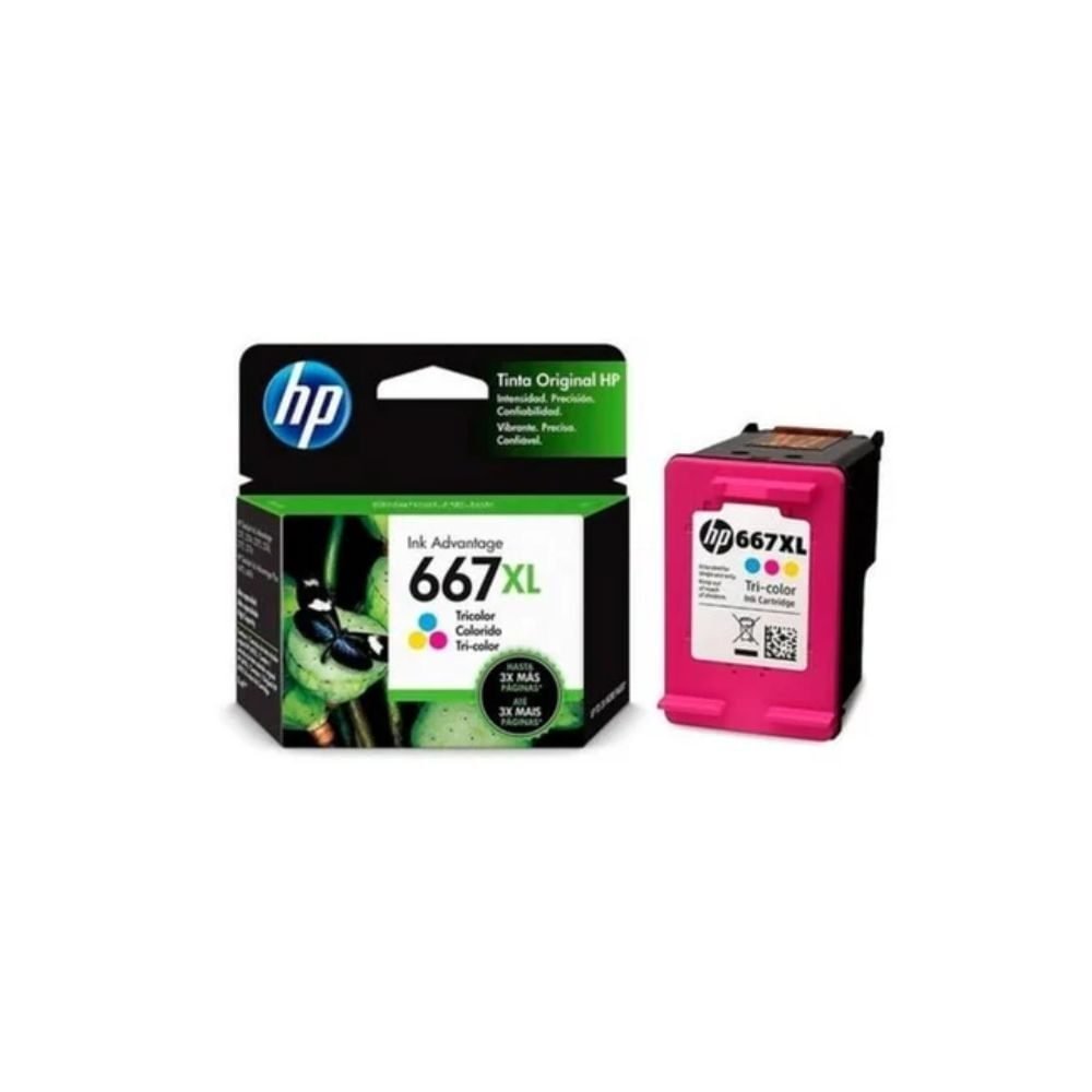 HP - 667XL - Ink cartridge - Tricolor - 3YM80AL - Imagen 4