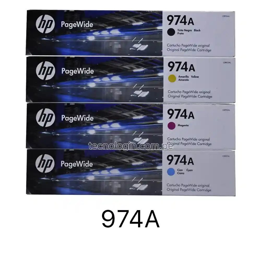 HP - 974a - Ink cartridge - Black - Pagewide - Imagen 2