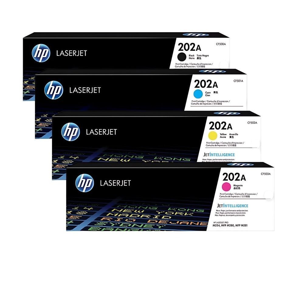 HP 202A - Negro - original - LaserJet - cartucho de tóner (CF500A) - para Color LaserJet Pro M254dw, M254nw, MFP M280nw, MFP M281cdw, MFP M281fdn, MFP M281fdw - Imagen 2