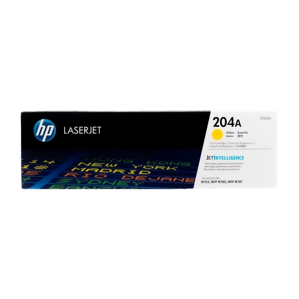 HP 204A - Amarillo - original - LaserJet - cartucho de tóner (CF512A) - para Color LaserJet Pro M154a, M154nw, MFP M180n, MFP M180nw - Imagen 2