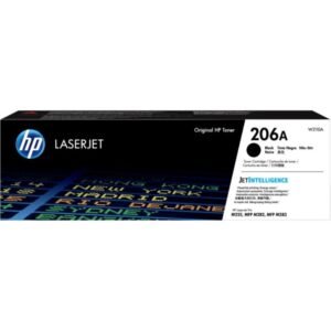 HP 206A - Negro - original - LaserJet - cartucho de tóner (W2110A) - para Color LaserJet Pro M255, M283, MFP M282, MFP M283