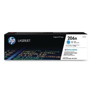 HP 206A - Cián - original - LaserJet - cartucho de tóner (W2111A) - para Color LaserJet Pro M255, M283, MFP M282, MFP M283