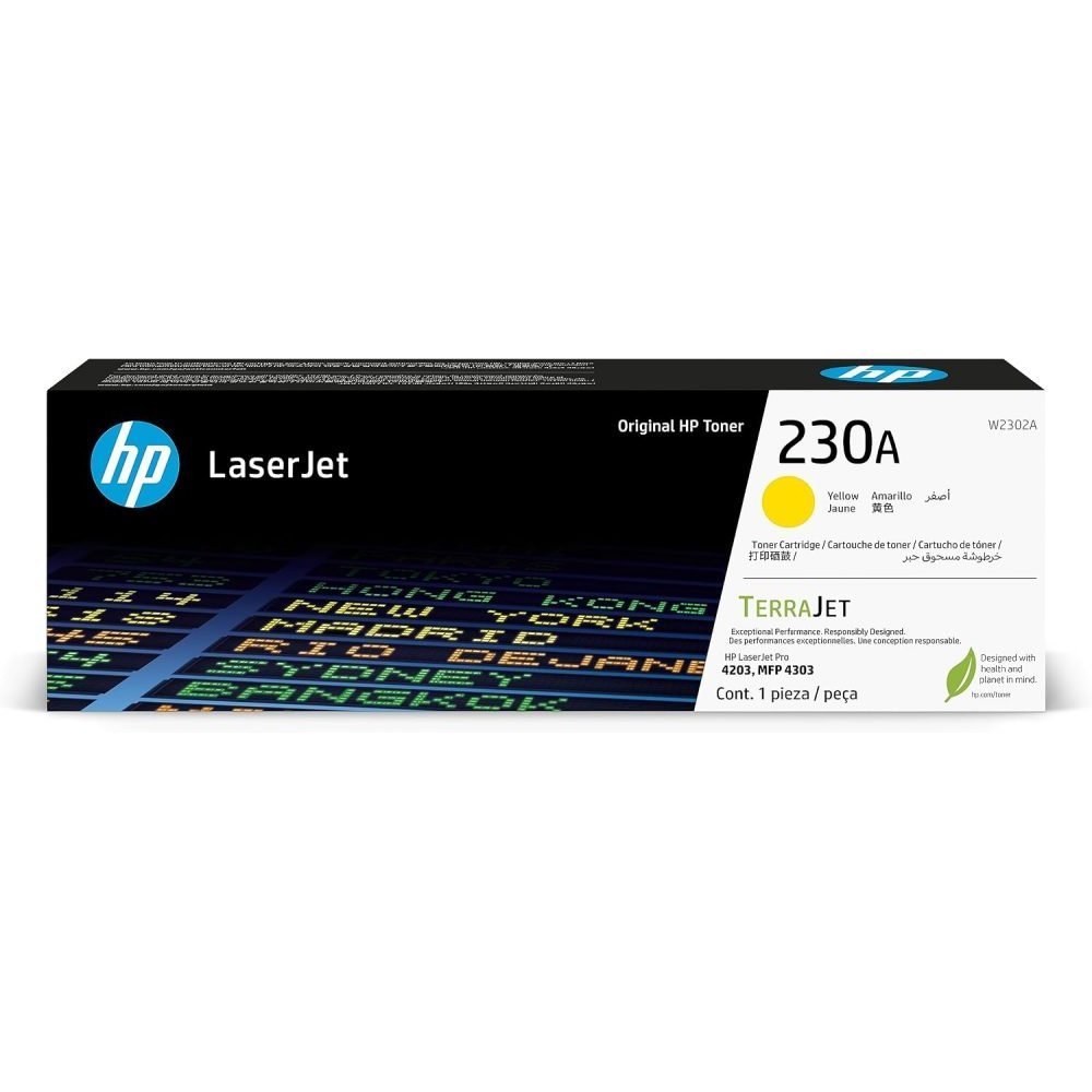 HP 230A - Amarillo - original - LaserJet - cartucho de tóner (W2302A) - para Color LaserJet Pro MFP 4301, MFP 4303 - Imagen 3