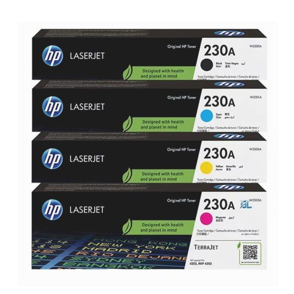 HP 230A - Amarillo - original - LaserJet - cartucho de tóner (W2302A) - para Color LaserJet Pro MFP 4301, MFP 4303 - Imagen 4