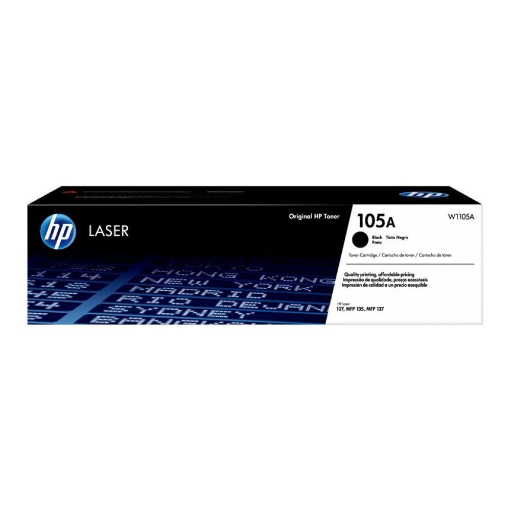HP 105A - Negro - original - cartucho de tóner (W1105A) - para Laser 107, MFP 135, MFP 137 - Imagen 4