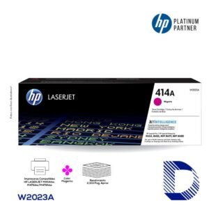 HP 414A - Magenta - original - LaserJet - cartucho de tóner (W2023A) - para Color LaserJet Enterprise M455, MFP M480; Color LaserJet Pro M454, M479, MFP M479