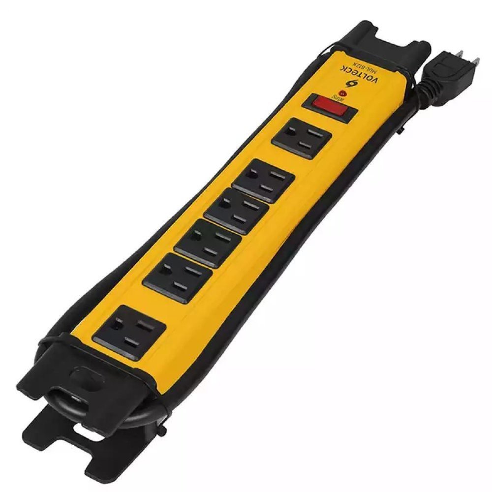 Forza FSP Series FSP-806 - Protector contra sobretensiones - CA 125 V - 1875 vatios - conectores de salida: 6 - 91 cm cable - amarillo - Imagen 5