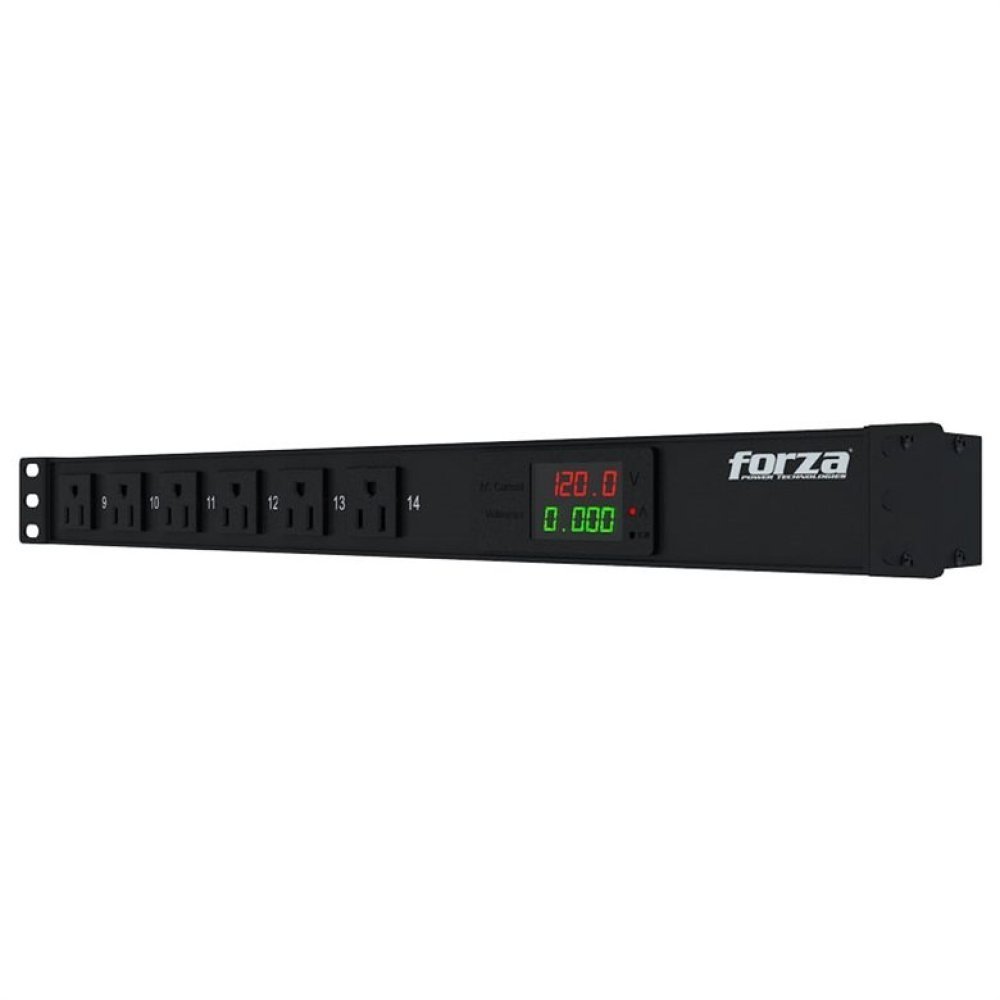 Forza - Power distribution unit - Rack-mountable - AC 100/120 V - 14 Tomas de Corriente - NEMA 5-15R 1U SPD Metered