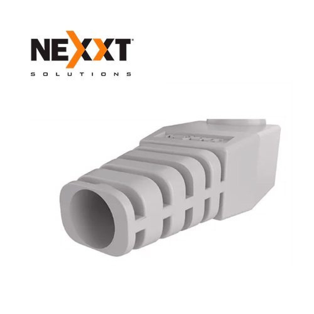 Nexxt - Tapones protectores para cables de red RJ5 - Paquete de 100 unidades - gris - Imagen 2