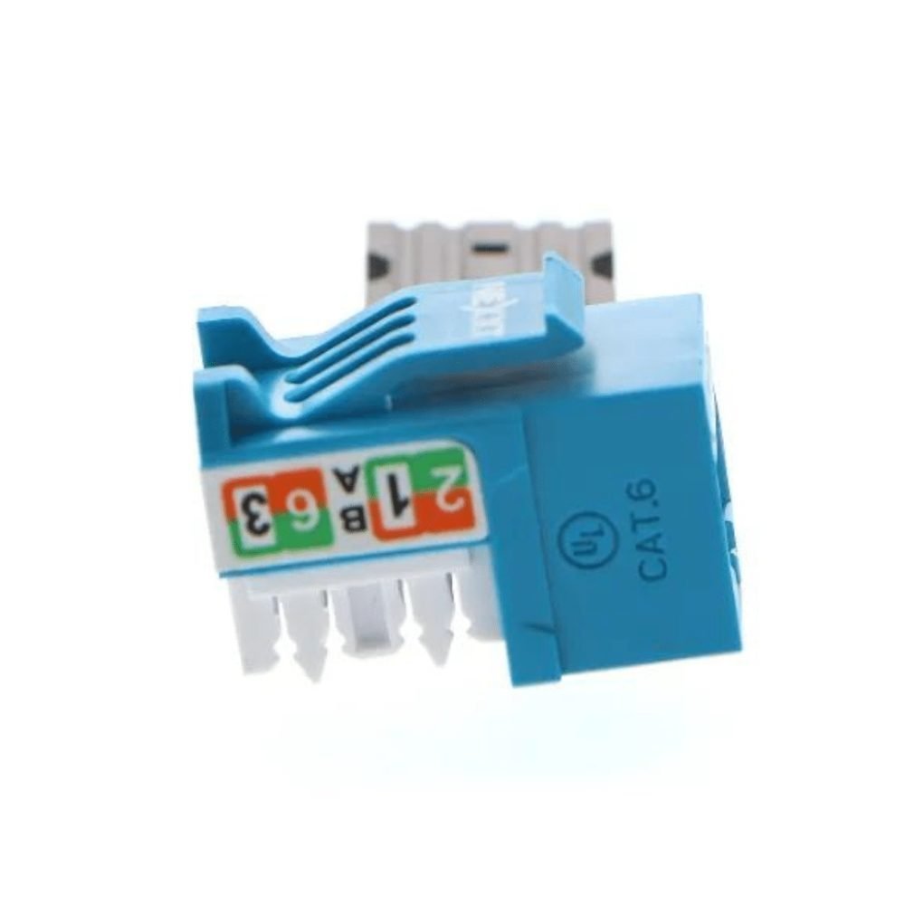 Nexxt Solutions Infrastructure - Keystone Jack - Category 6 - Cat6 Unshd KJ Blue