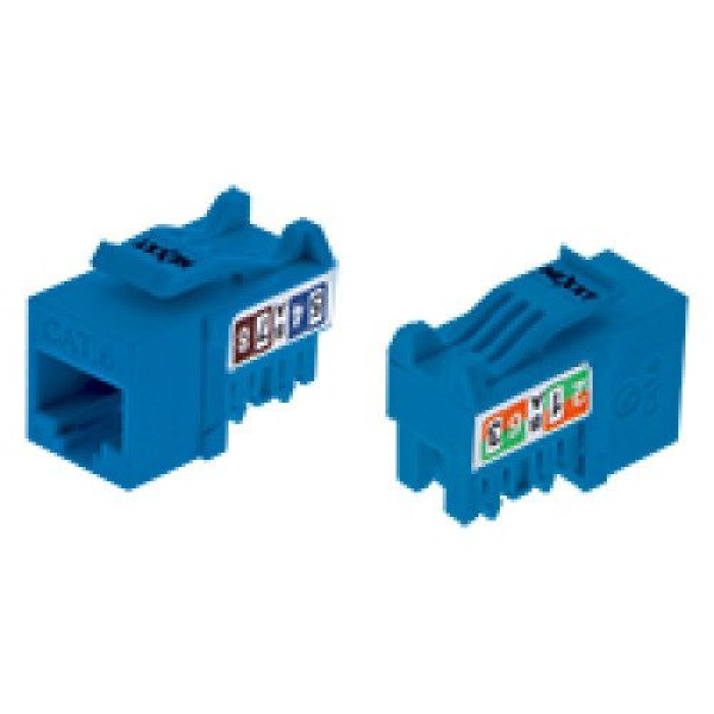 Nexxt Solutions Infrastructure - Keystone Jack - Category 6 - Cat6 Unshd KJ Blue - Imagen 4