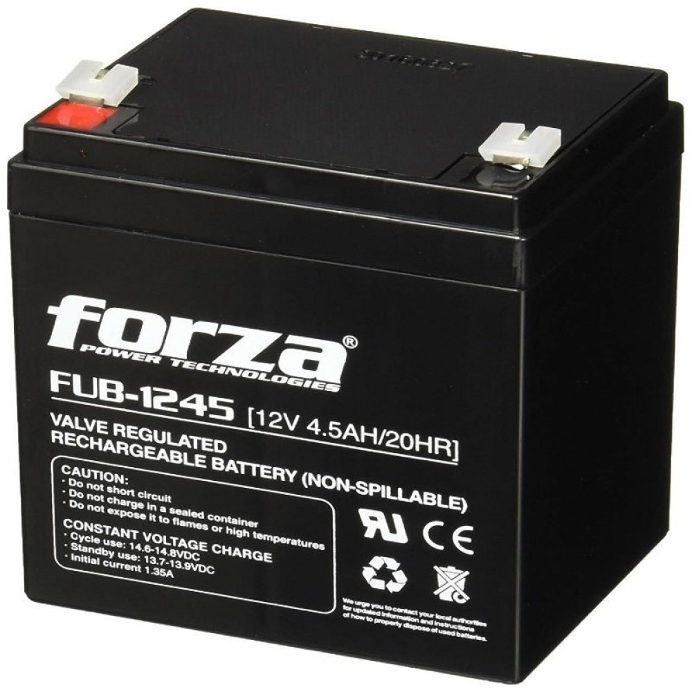 Forza FUB-1245 - Batería - 12 V - 4.5 Ah - Imagen 2