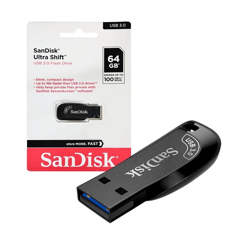 SanDisk Ultra Shift - Unidad flash USB - 64 GB - USB 3.0 - Imagen 4