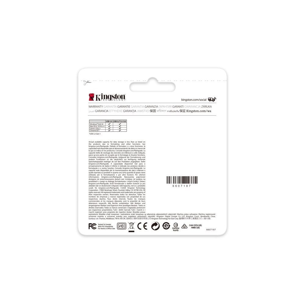 Kingston DataTraveler Kyson - Unidad flash USB - 64 GB - USB 3.2 Gen 1 - Imagen 5