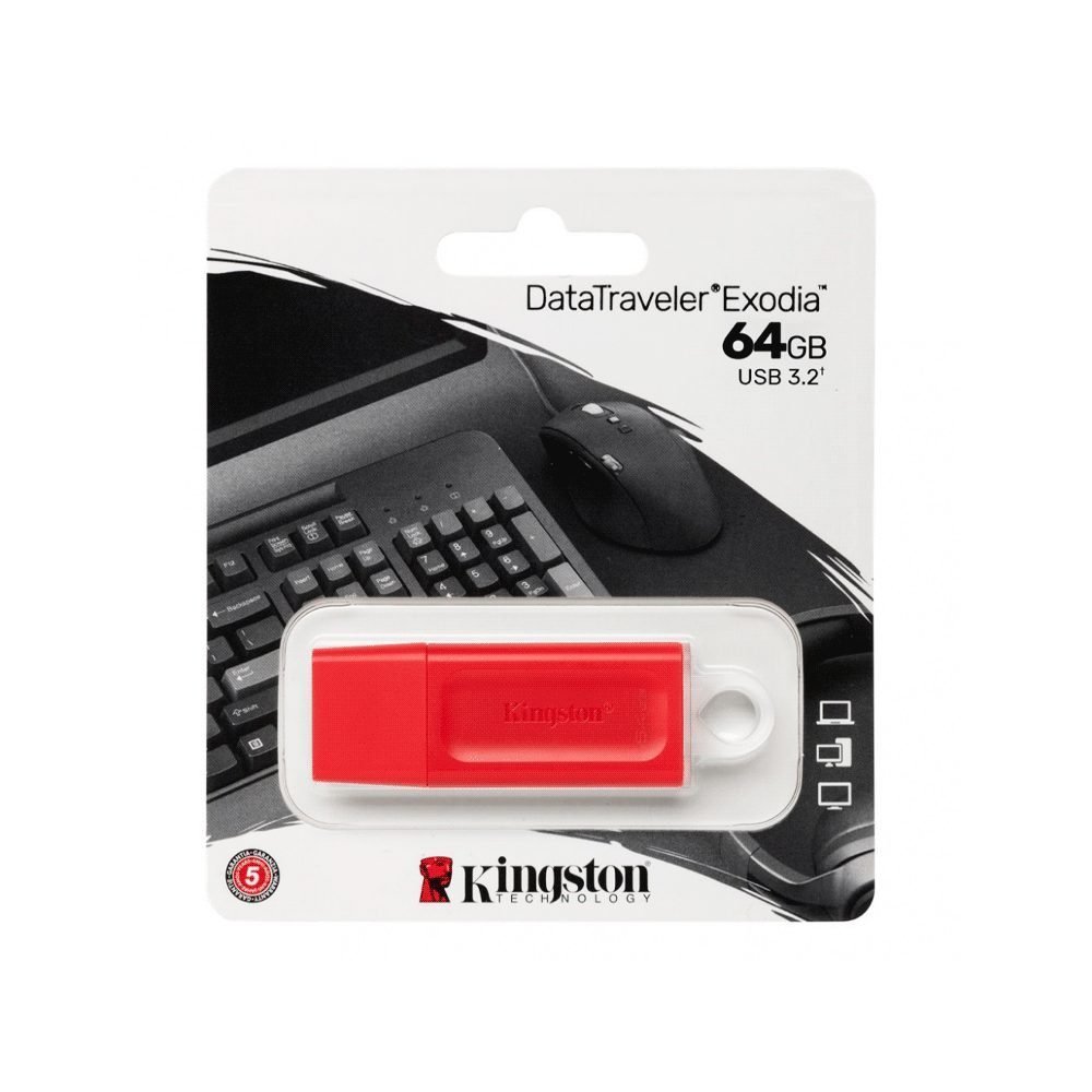 Kingston - USB flash drive - USB 3.0 - red - Imagen 3