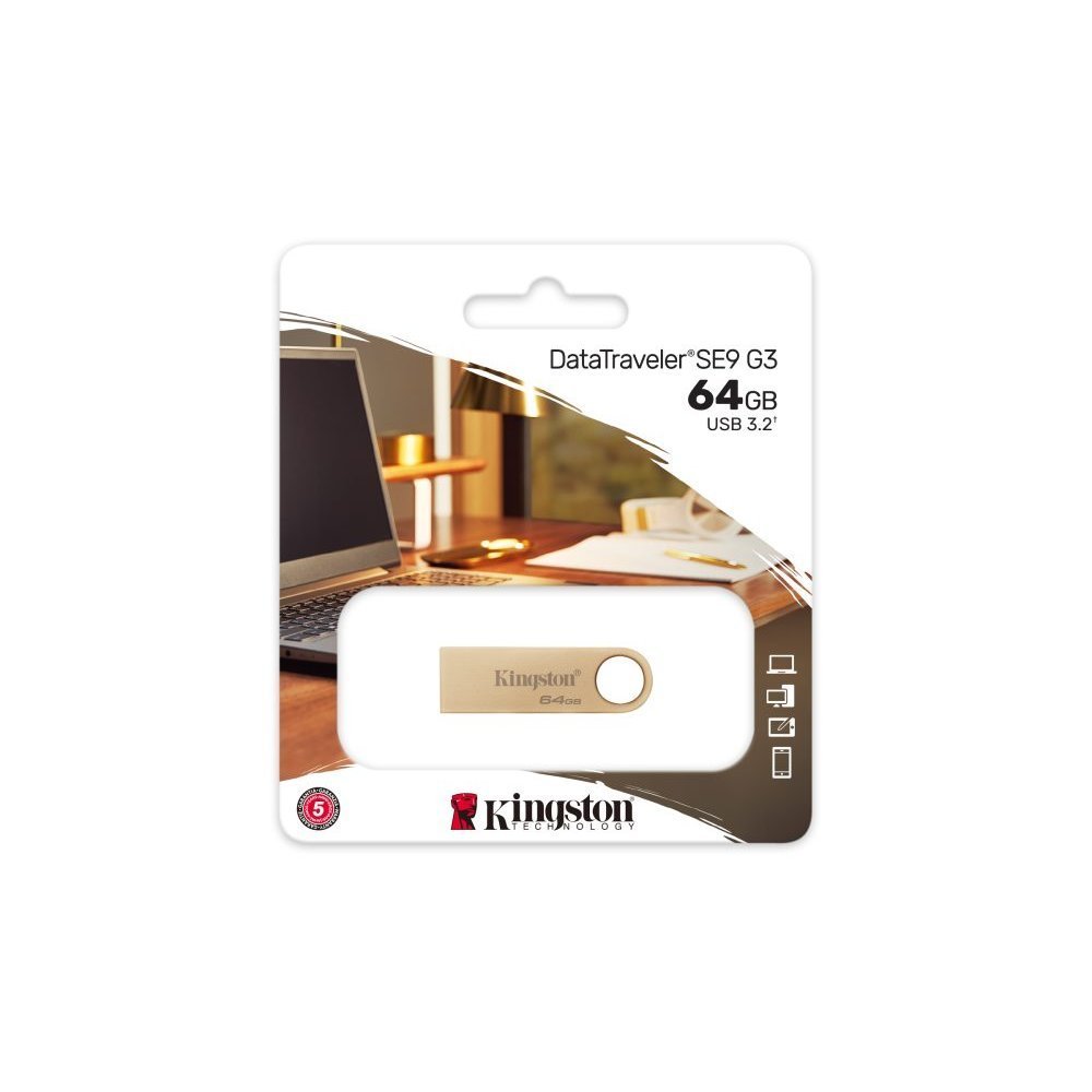 Kingston - USB flash drive - USB 3.2 Gen 1 - 220MB/s Metal - Imagen 6