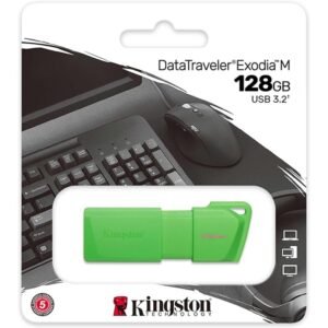 Kingston - USB flash drive - USB 3.2 Gen 2 - DTXM - NEON Green