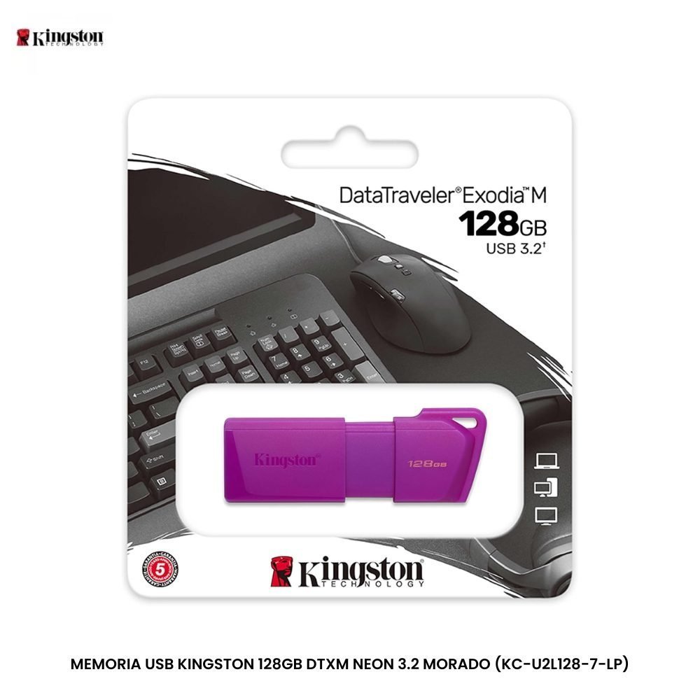 Kingston - USB flash drive - USB 3.0 - LATAM Blue Casing - Imagen 2