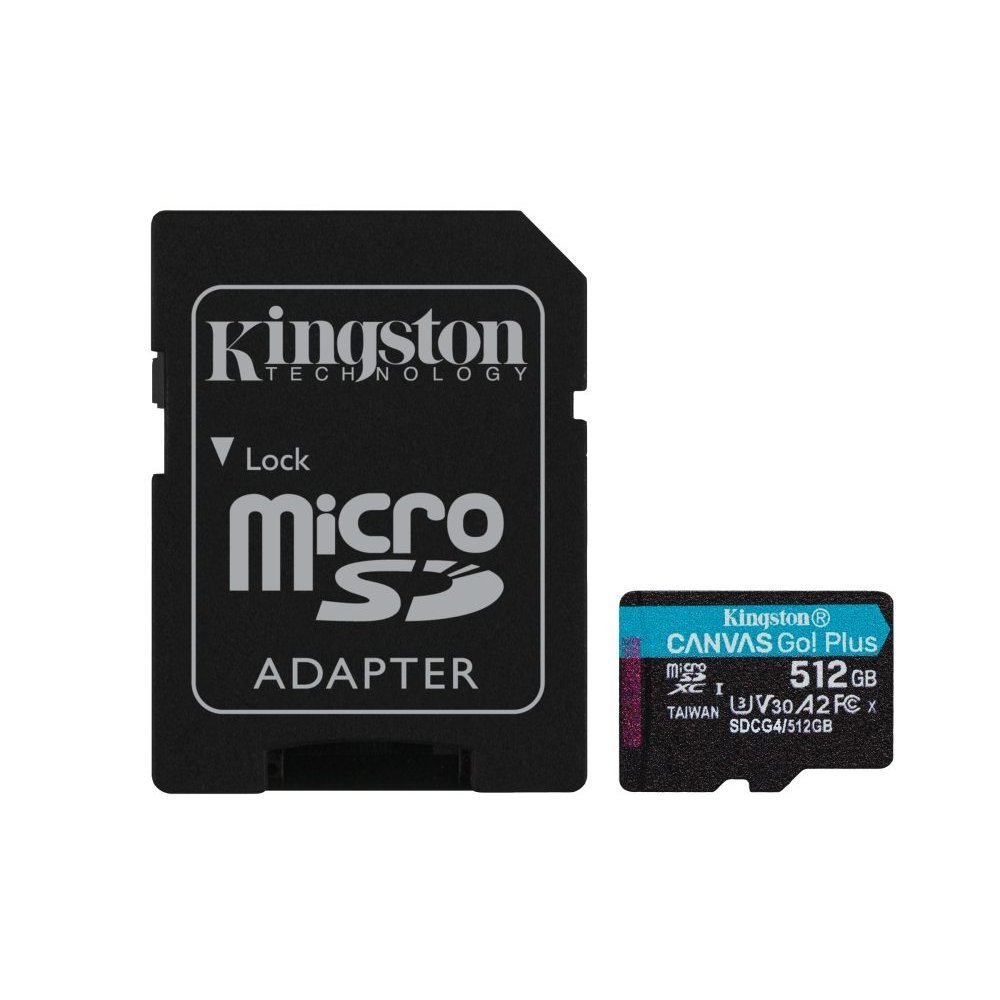 Kingston - Flash memory card - microSDHC - 512GB microSDXC Canvas Go Plus - Imagen 2