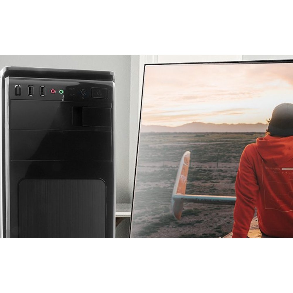Xtech XTQ-209 - Torre - ATX 600 vatios - negro - USB/Audio - Imagen 3