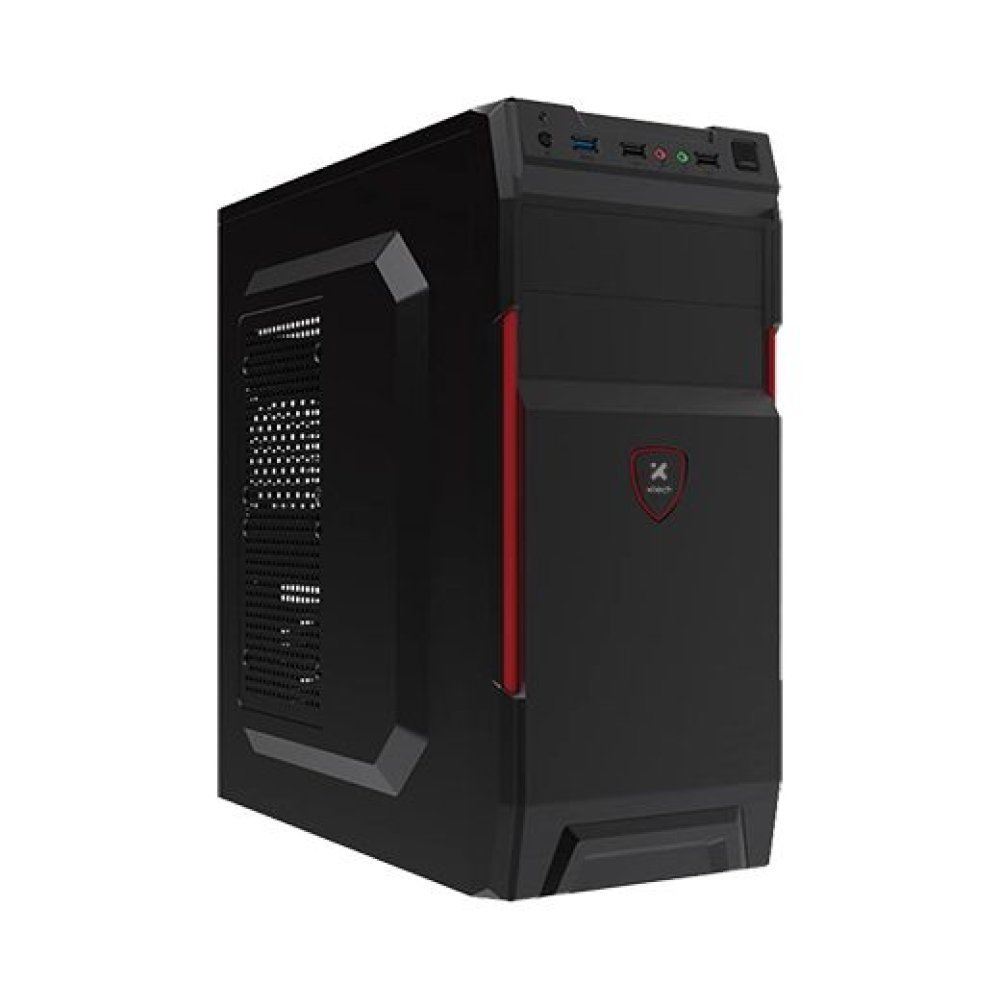 Xtech - Desktop - ATX - Black and red - 600W PS XTQ-214