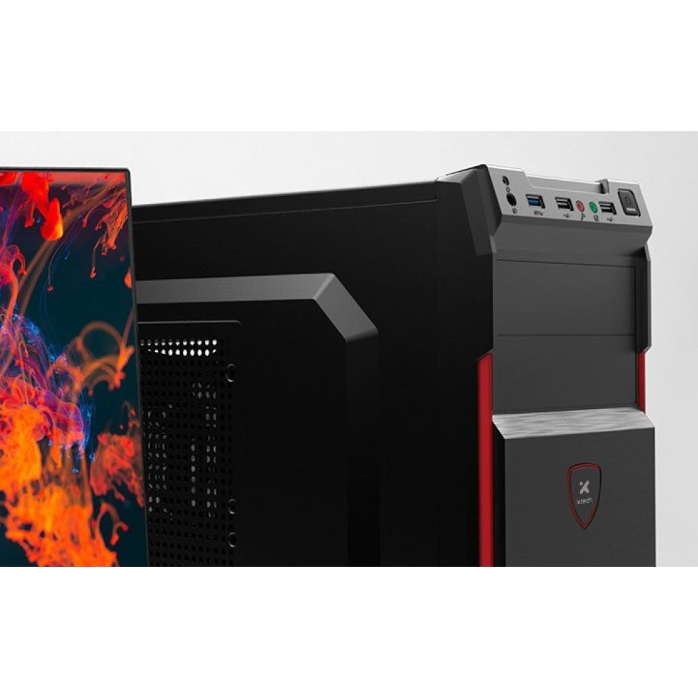 Xtech - Desktop - ATX - Black and red - 600W PS XTQ-214 - Imagen 3