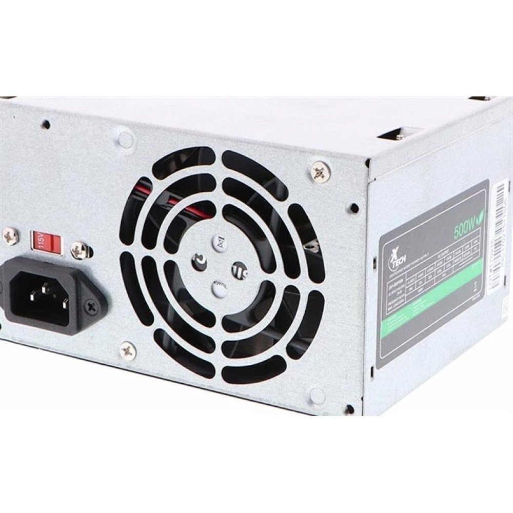 Xtech - Power supply - Internal - 500 Watt - Xtech ATX Power Supply 500W (20+4pin) w/2 SATA - Imagen 3