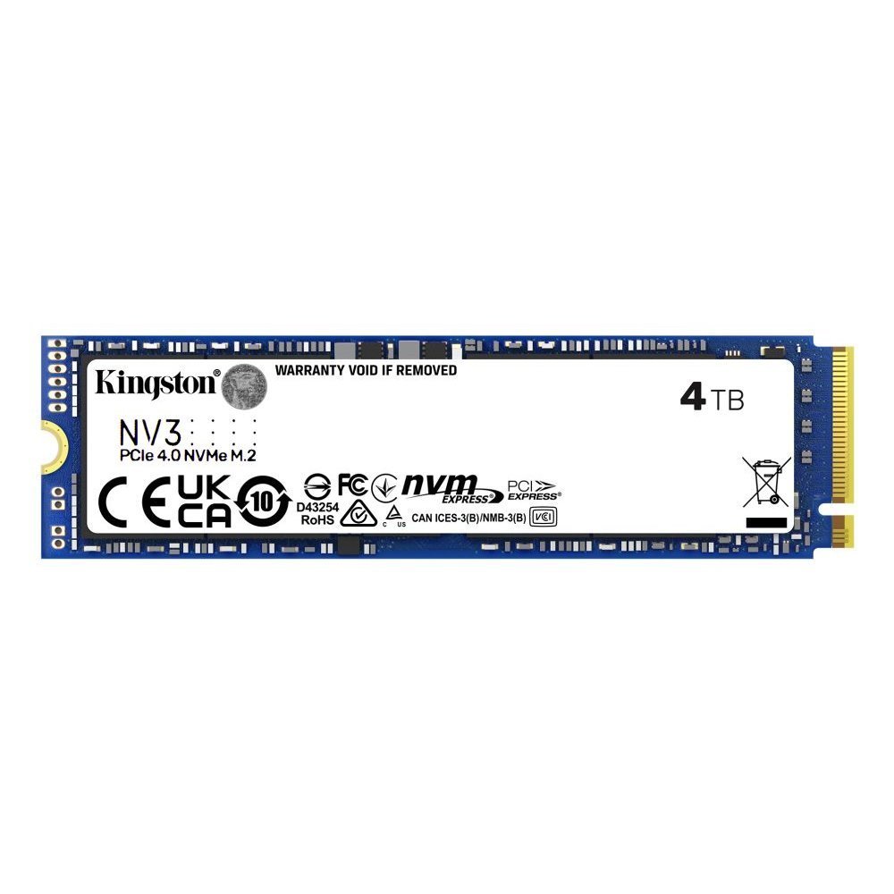 Kingston - Internal hard drive - 4 TB - Solid state drive - NV3 M.2 2280 NVMe - Imagen 3