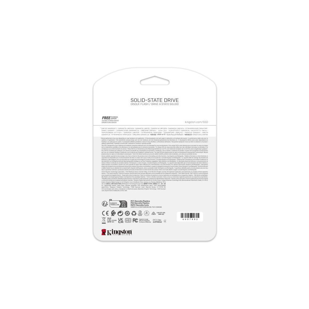 Kingston - Internal hard drive - 4 TB - Solid state drive - NV3 M.2 2280 NVMe - Imagen 10